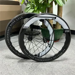 700C Carbon depth 6560 road v brake  wheelset front 16 hole rear 24 hole road bike wheel clincher /tubelessrim brake