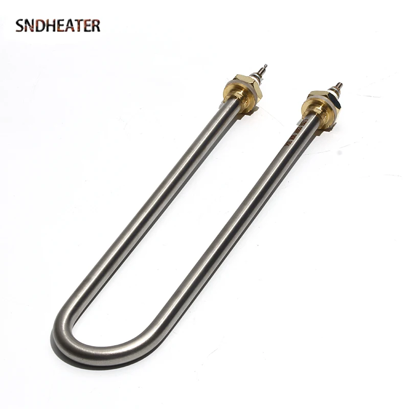 SNDHEATER 110V/220V/380V U Shape Copper Thread Water Heating Element 1KW 1.5KW 2KW 3KW 4KW Electric Boiling Heater Resistance