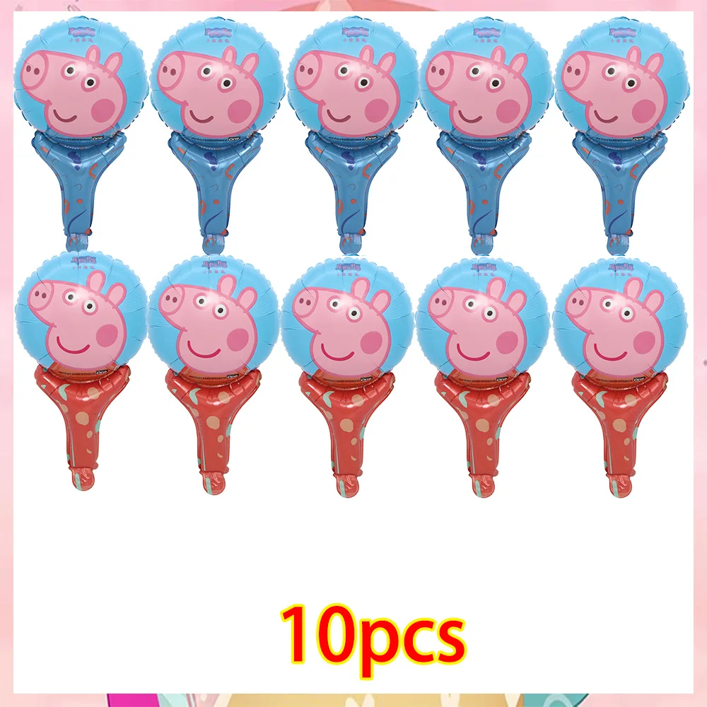 Cartoon Rosa Peppa Pig Geburtstagsparty Dekorations-Set George Pig Partyzubehör Teller Kindergeburtstag Geschenke Babyparty – Detail 20
