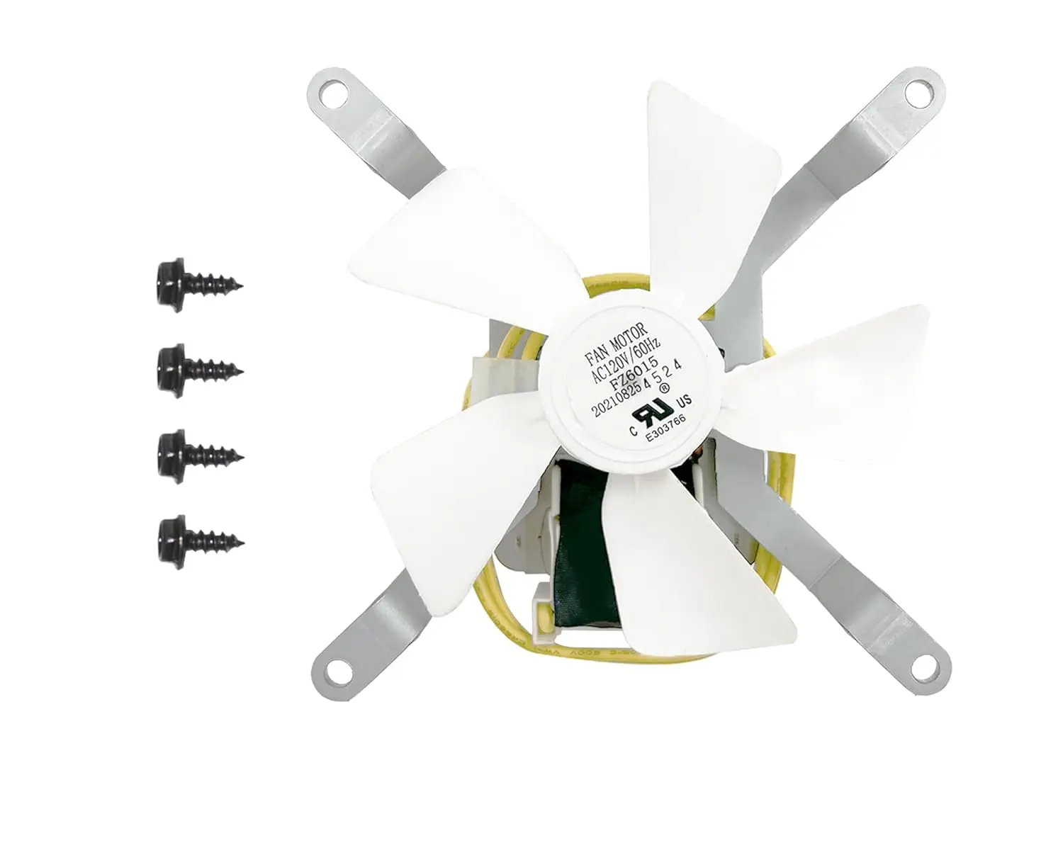 

Draft Induction Fan Motor Replacement for Pellet Grills, 3000RPM, 120V 60Hz, White Nylon Fan Blade, Includes Screws