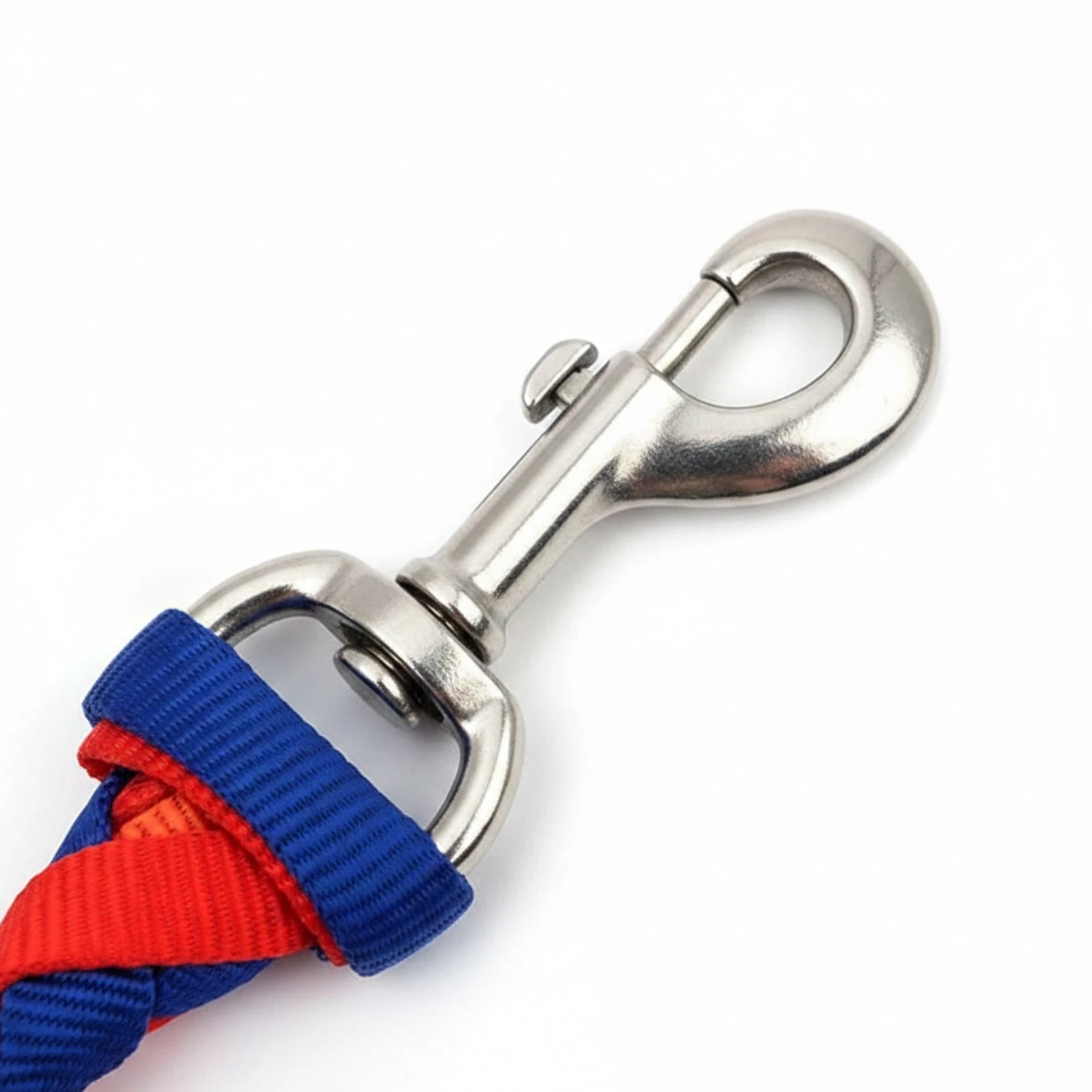 Longue corde de guidage courte avec mousqueton, robuste et résistante pour chevaux, entraînement, écurie