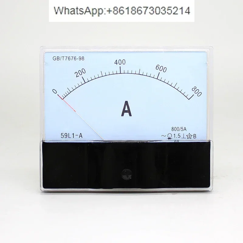 59L1 Pointer AC Current Voltmeter 5A 30A 50/5 100/5 250V 450V 600V