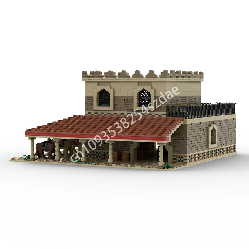 

4656 шт. MOC Age of Empires-стабильные строительные блоки на Ближневостоке, модель, строительный кирпич, рождественская игрушка, подарок, пластик