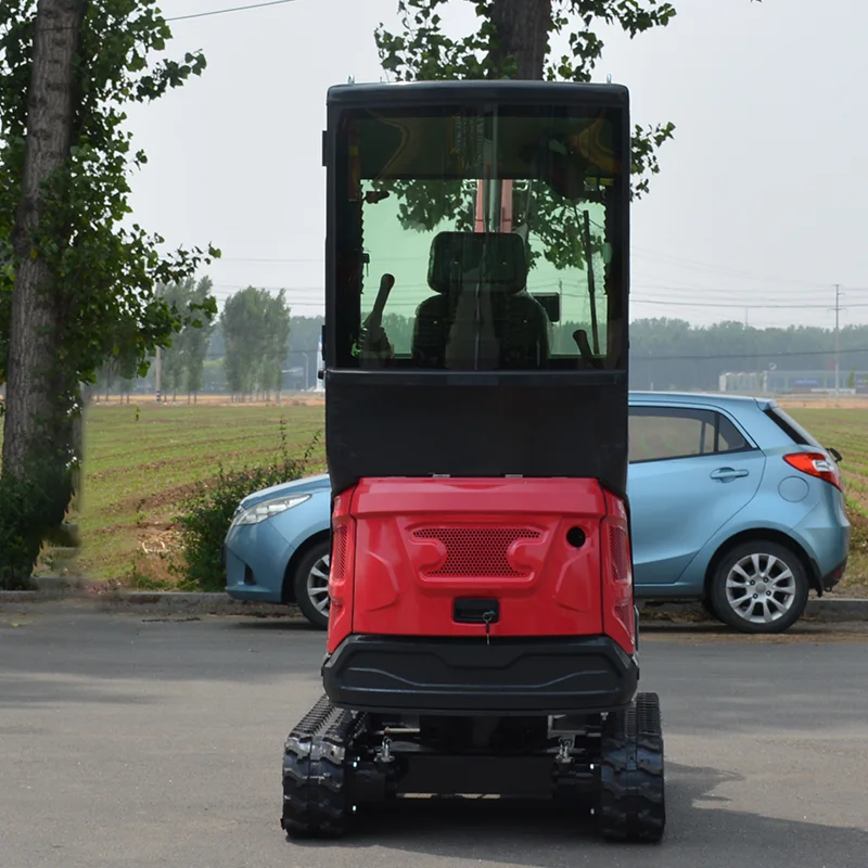 

China customized Factory Mini Crawler Excavators 1.8 Ton For Garden Low Price Mini bagger Machine Portable Small Bagger