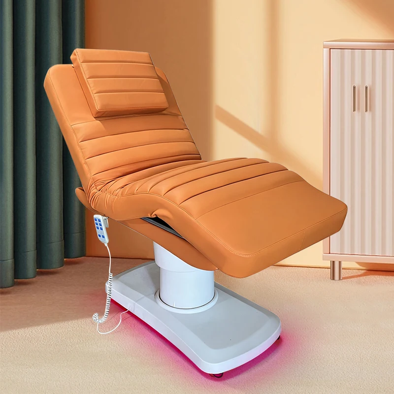 Keyunshi Electric Beauty Bed Adjustable Multifunctional Medical Aesthetic Massage Bed Salon-Specific Comfort Leather Beauty Chai