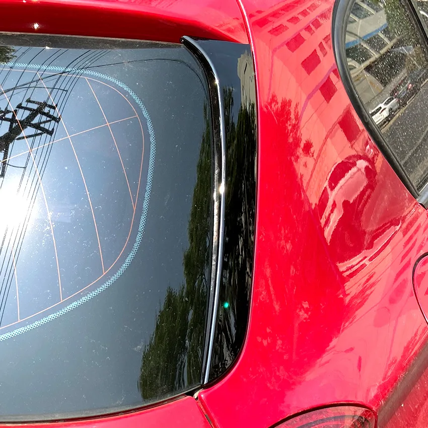 

Car Window Trim Lip Spoiler Side Wing Spoiler Car Sticker Decoration Modification Accessories For BMW 1 Series F20 F21 2012-2019