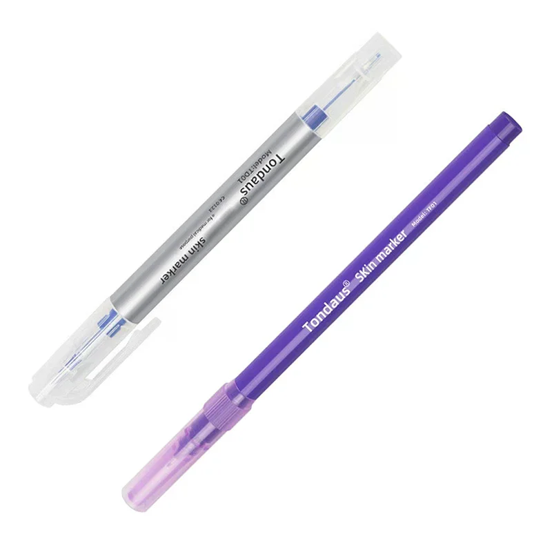Surgical Skin Marker For Eyebrow Skin Marker Pen Tattoo Skin Marker Measure Measuring Ruler Set Tool