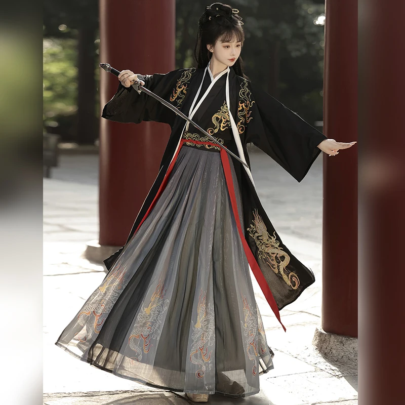 Ancient Traditional Chinese Hanfu Dress Female Carnival Halloween Cosplay Tang Suit Princess Dance Costume Party Outfit