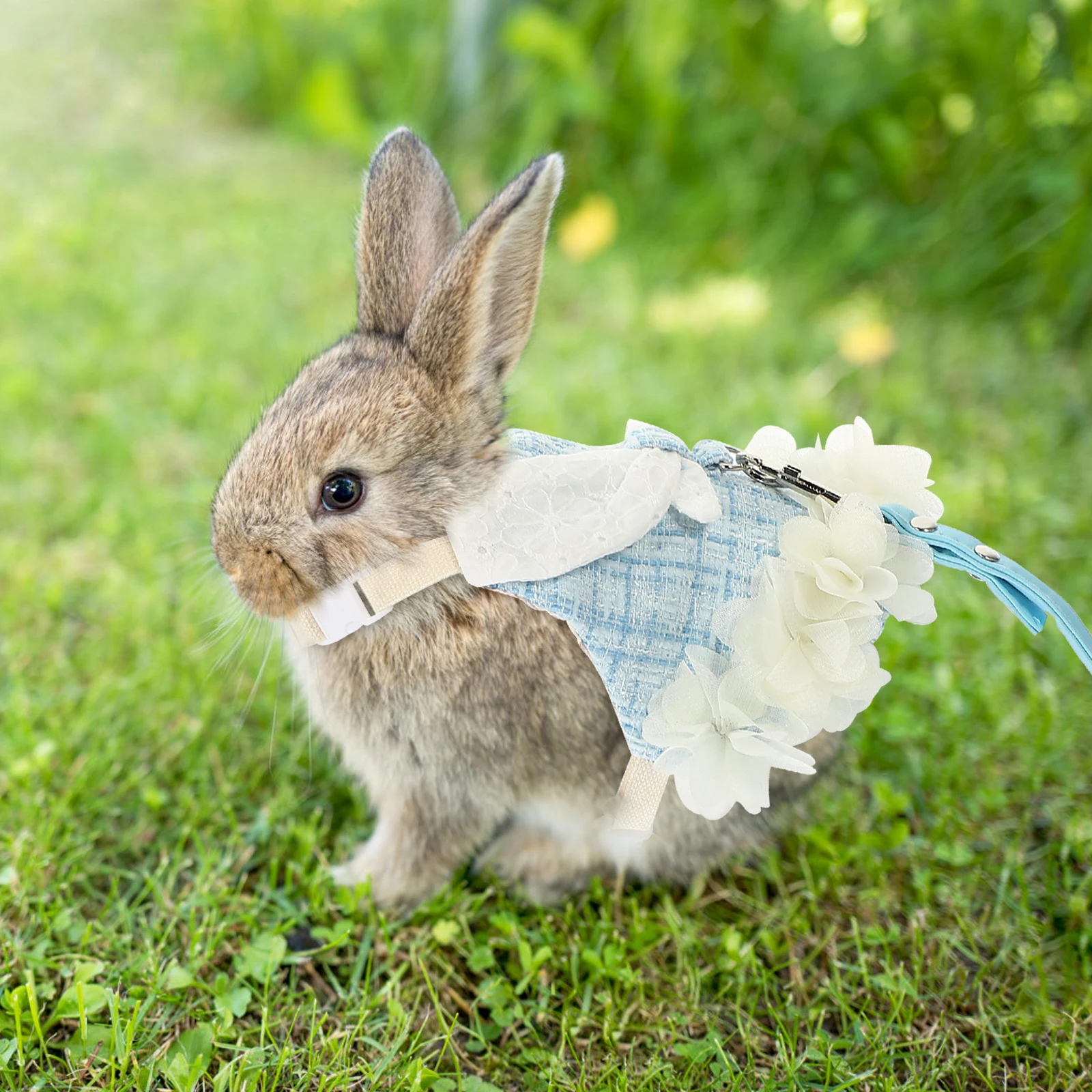 

Bunny Leash Harness Pet Adjustable Clothes with Small Animal Outfits for Rabbits