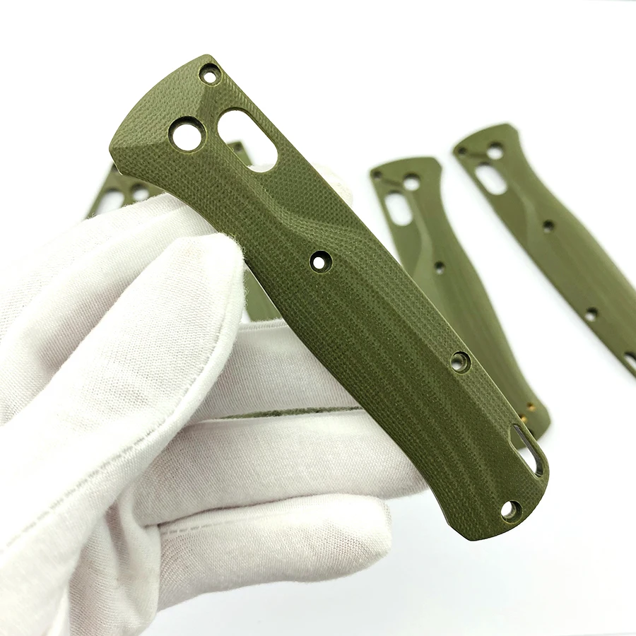 1 زوج G10 شفرة مقبض بقع مناسبة ل BM Bugout 535 سكين للفرد بقع المواد اليدوية يمكن تجميعها بواسطة Yoursel