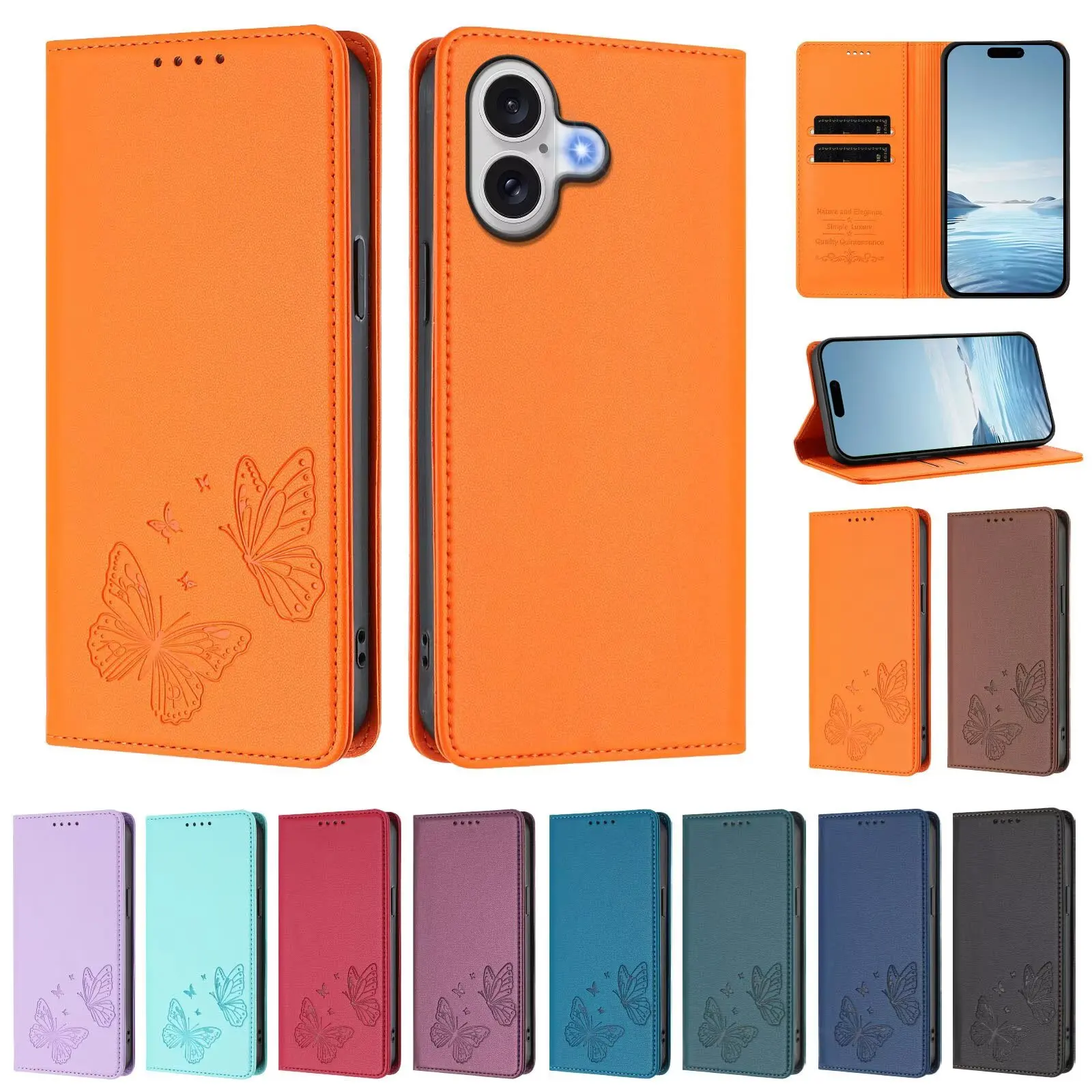 Leather Flip Wallet…