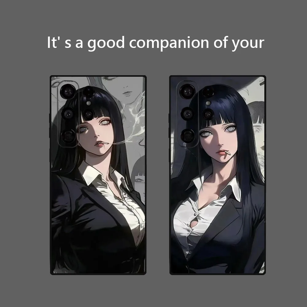 U-H-Hinata Hyuga Phone Case for Samsung Galaxy S24 Ultra S22 S23 Ultra S21 S20 5G Protective Soft Silicone TPU Funda