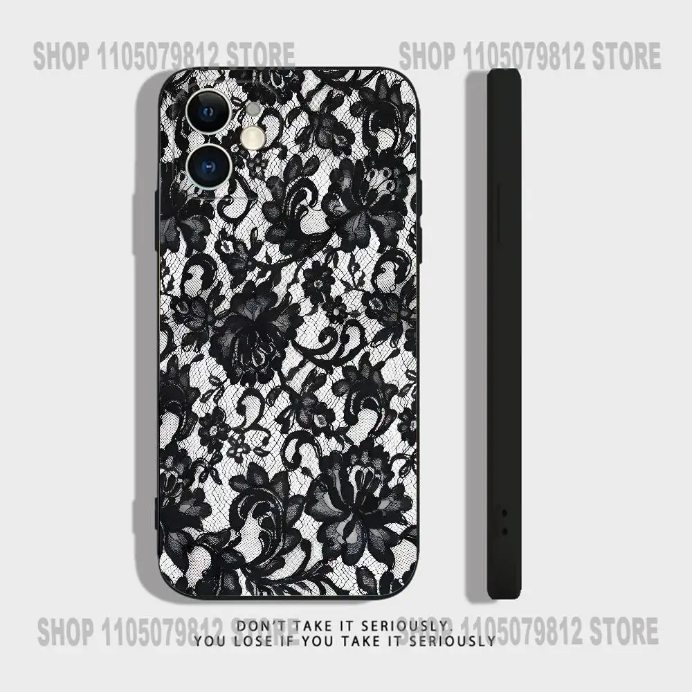 ブラックレースプリント 新型人気 iPhoneケース iPhone 17 16,15,14,13,12,11,Pro,XS,Max,XR,Plus,Mini対応 ソフトシリコン製 ブラック 耐衝撃