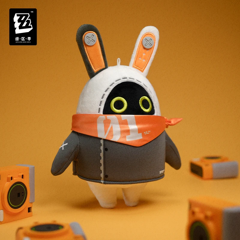 Zenless Zone Zero Genuine Bangboo Es Gulliver Atwill Plush Toy Cartoon Doll Soft Pendant Keychain Cute Figure