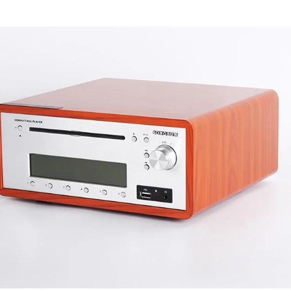 Xd-850cd Mahogany Pattern Pure Sound Machine Vintage Home AM/FM Radio
