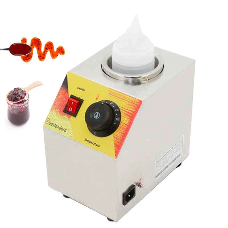 Electric 3 Squeeze Bottle Sauce Warmer Commercial Cheese Chocolate