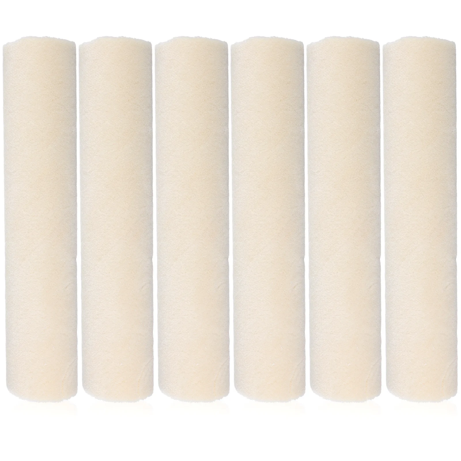 

6Pcs Wool Paint Roller Cover Durable Short Nap Tool for Wall Painting Supplies Large Diameter Roller Refills Home Repair