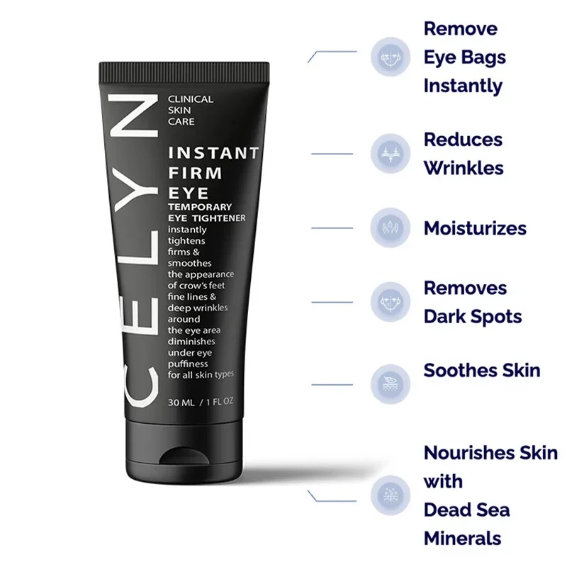 CËLYN Crema para los ojos, elimina las ojeras y tensa los ojos, Lifting, reafirmante y elimina las bolsas de los ojos, hace que tus ojos sean más alegres