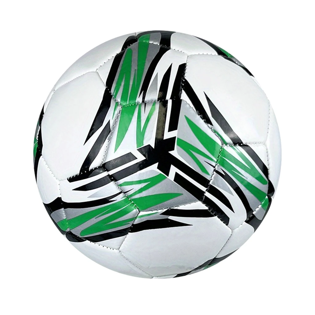 PVC Adults Indoor Outdoor Training Match Footy Ball Choice For Football Enthusiasts Lightweight Three leaf style red 4