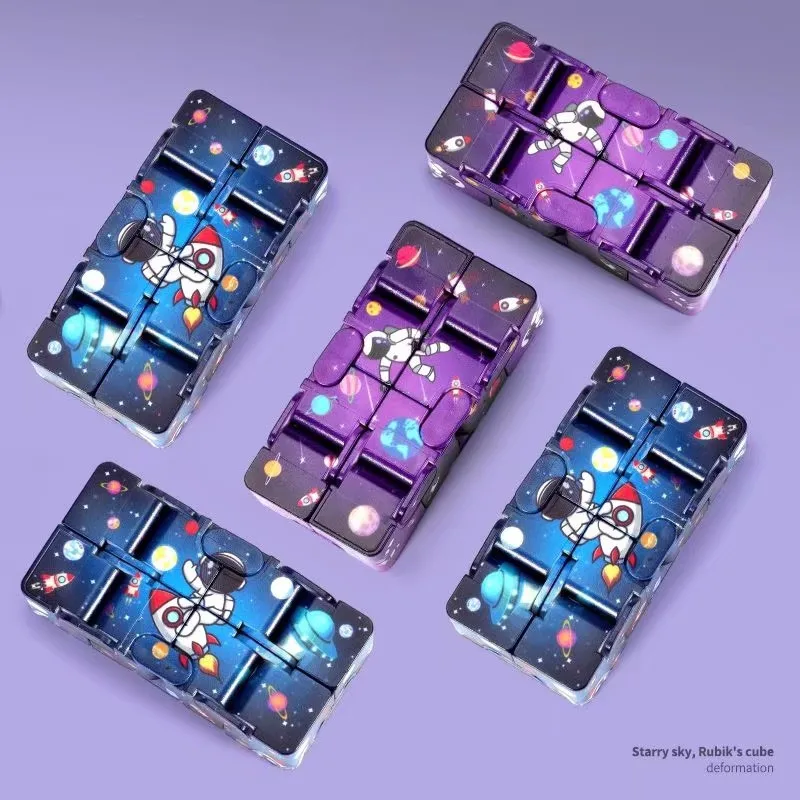 Unendlichkeit Zauberwürfel Sternenhimmel Quadratisches Puzzle Spielzeug Vier-Ecken-Labyrinth Spielzeug Kinder Erwachsene Dekompression Entspannende Hand-Held für HINZUFÜGEN – Detail 3