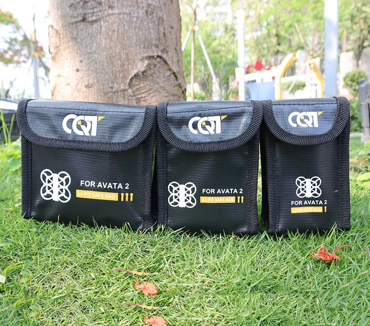 حقيبة مقاومة للانفجار لـ DJI Avata 2 ، من خلال بطارية الماكينة ، السلامة من الحرائق ، الحماية من مثبطات اللهب ، حقيبة التخزين