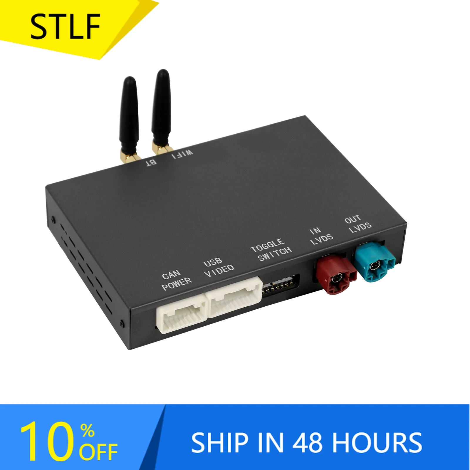 

STLFHigh QualityCarabc Wireless Apples Carplay Android Auto for Bmws X3X5G11 G38 With EVO ID5/ID6 System Head Unit Decoder Airpl