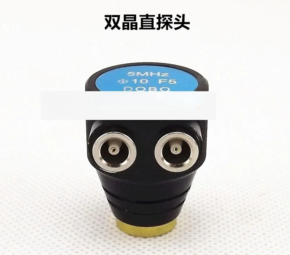 

5MHZφ 10F5 Ultrasonic flaw detector Double crystal straight probe UT non-destructive testing Focusing segmentation probe 2.5P