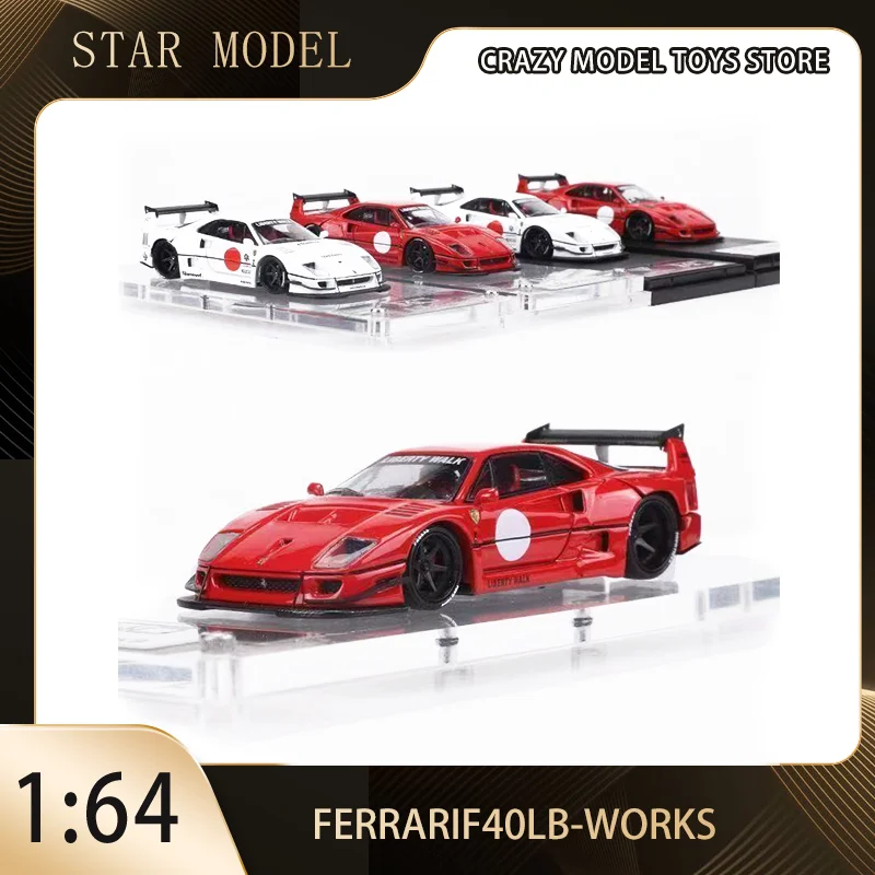 

Star Model 1:64 Ferrari F40 LB-Works Alloy Die Cast Automobile Model Collection Ornament Gift Toys