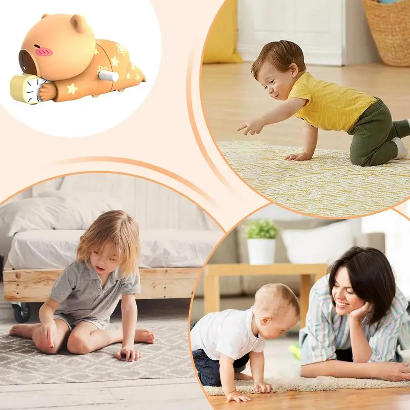 Krabbelspielzeug für Babys, Mehrzweck-Krabbelspielzeug für Babys, Frühlingsspielzeug für Babys, Uhrwerk-Spielzeug, vielseitiges Lernspielzeug für Kinder, Uhrwerk