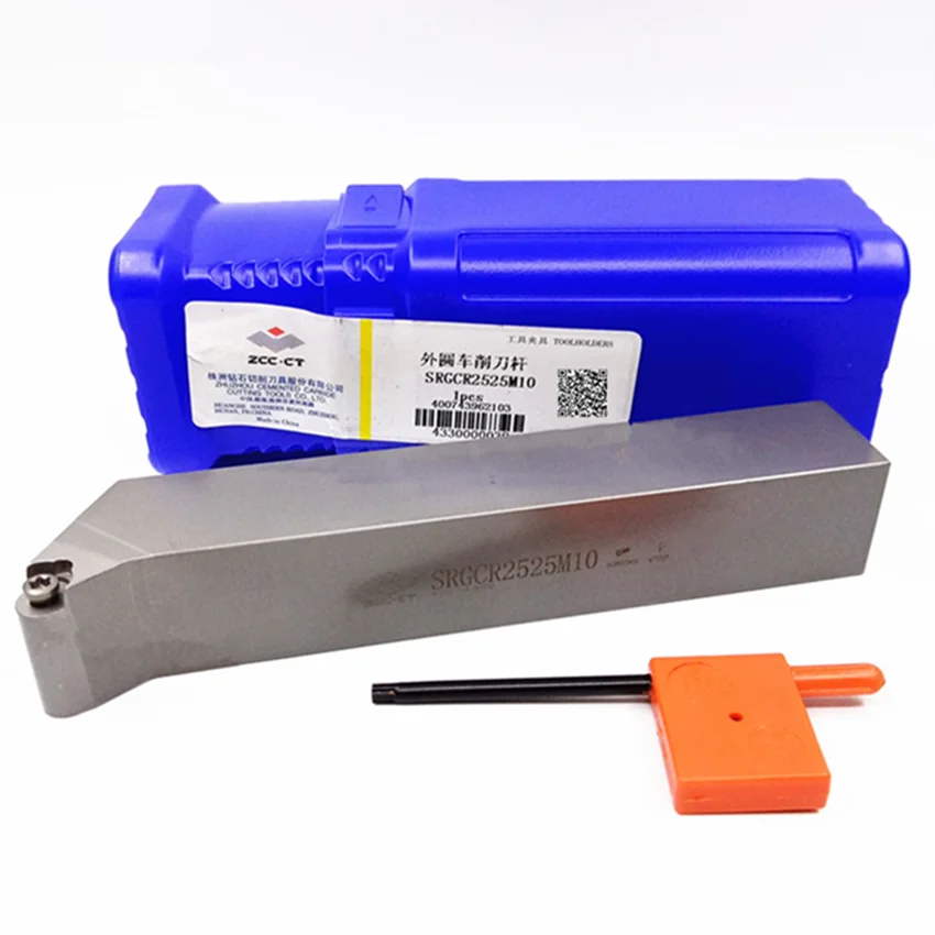 SRGCR2020K10/SRGCR2525M10/SRGCL2525M10/SRGCR2525M12/SRGCL2525M12 ZCC.CT External Turning Tool Cutter Bar For RC** inserts