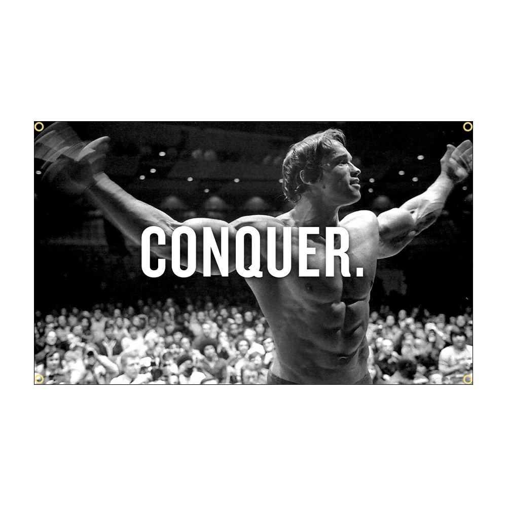 Fitnessr GYM Flag 60x90cm 90x150cm Polyester Printed Bodybuilding Wallpaper Banner for Decor Outdoor Home Tapestry GYM Poster