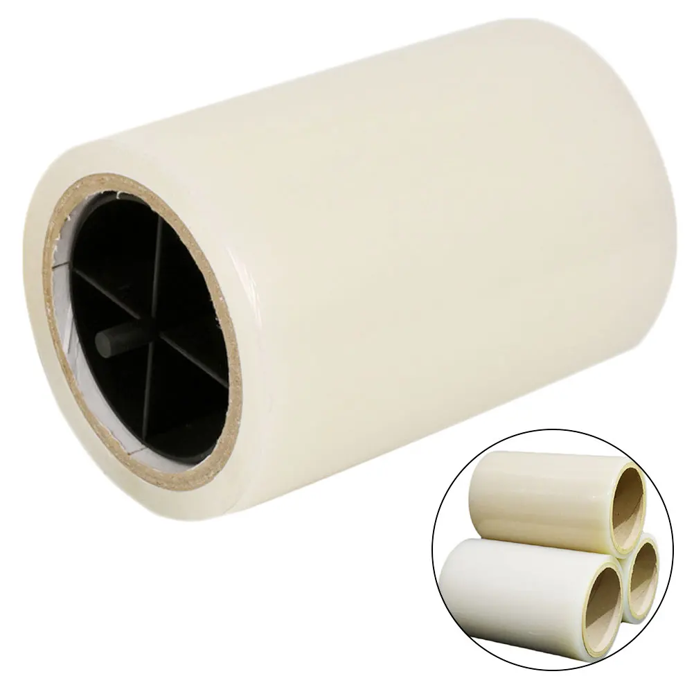 

Adhesive Disposable Transparent Shoes Plastic Film for Home Automatic Shoe Covers Dispenser (Width 15cm)