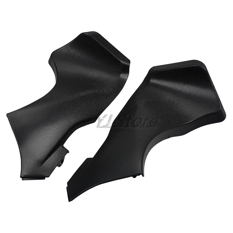 Fit For KAWASAKI Ninja ZX6R ZX636 2005 2006 Motorcycel ABS Plastic Unpainted Black Front Tube Side Air Duct Cover Fairing Cowl