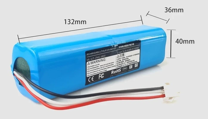 For yunmi sweeping robot battery alpha 1a 1c 1x s9 2pro vxvc07-jg 11-16