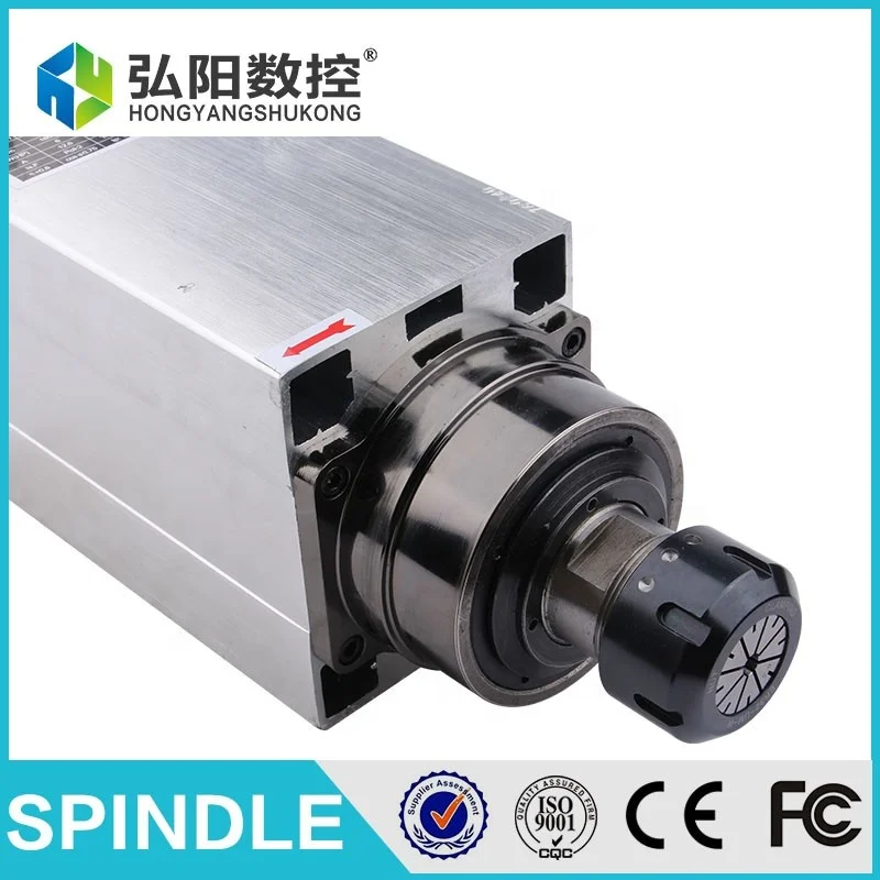 changsheng or cs 6kw spindle motor air cooling ER32,220/380V woodworking for cnc engraving machine