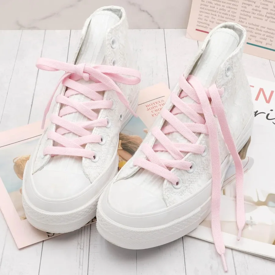 أربطة أحذية رياضية مسطحة: 2 P للأحذية الرياضية الرياضية #3