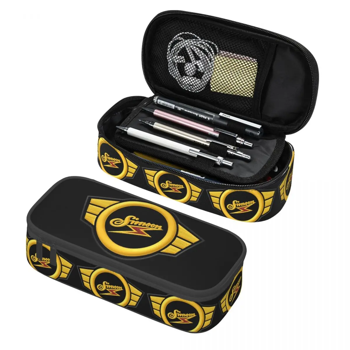 

Motorcycle S-Simsons Pencil Cases Pencil Pouch Storage Stationery Supplies Large Capacity Pen Box Pencil Bag for Students