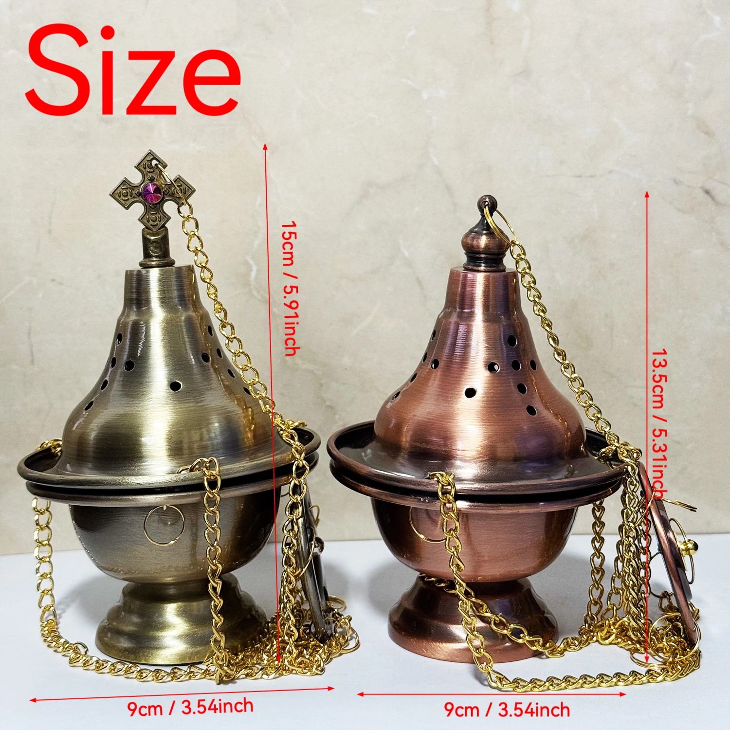 Multifunctional Hanging Incense Burner • Aroma Diffuser • Meditation Smoke Burner • Decor Piece • For All Scenes