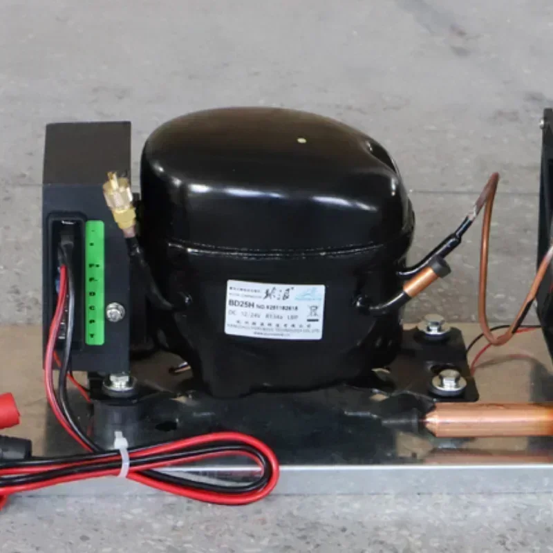 

BD75HC DC Compressor Unit Vehicle Refrigerator Freezer Refrigeration Unit Condensing Unit DC12V24V48V Hot sales