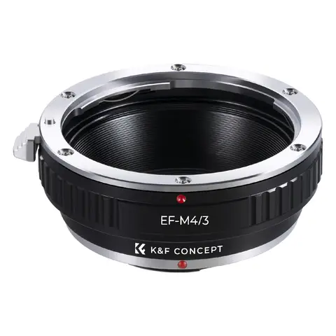 K&F Concept EOS-M4/3 Camera Lens Adapter for Canon EOS EF EF-S Mount Lens to M4/3 MFT Olympus PEN and Panasonic Lumix Cameras