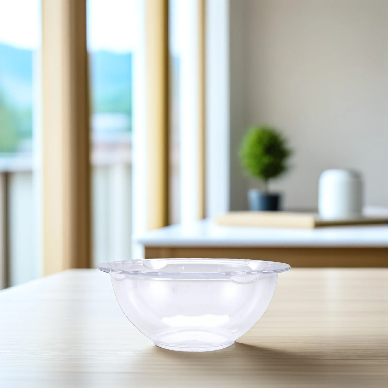 

1pc Transparent PP Material Wash Basin Durable Practical Long Service Life Easy to Clean Home Dorm Salon Use Confidence
