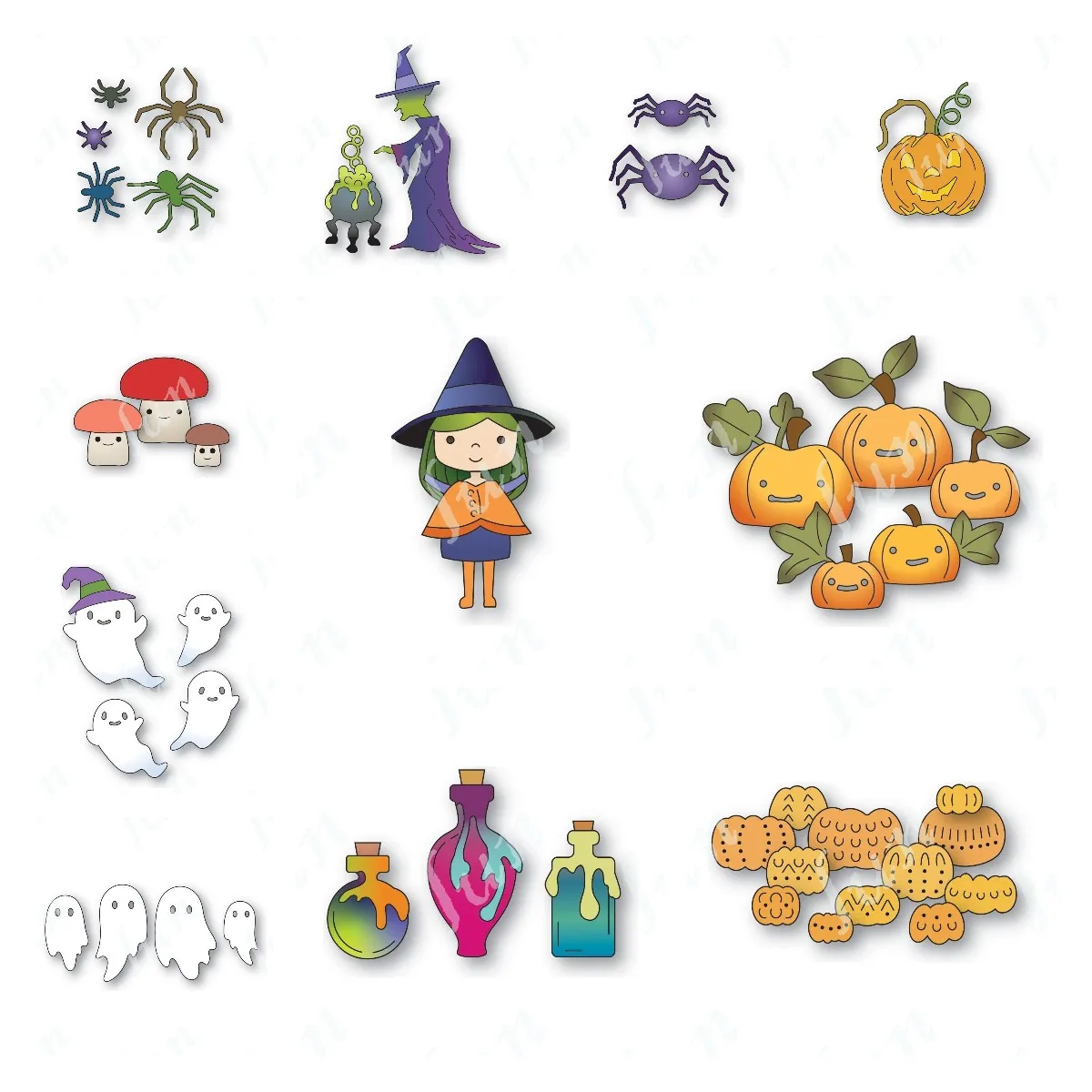 

New Arrivals 2024 Halloween Ghosts Metal Craft Cutting Dies Photo Album for DIY Scrapbooking Paper Card Handmade Mold Embossing