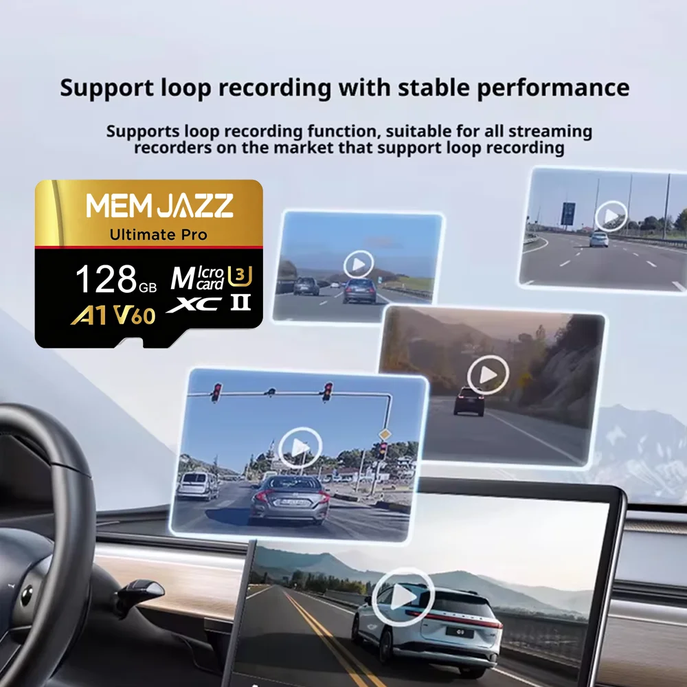 High Speed A2 U3 SD Memory Card 128GB 256GB TF Card for 4K Video Recording Shockproof Dustproof for Tablets Surveillance Cameras view 4
