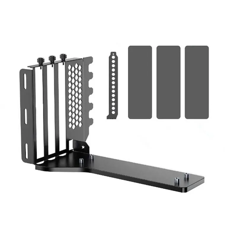 

Ingenious-Vertical Mounting Bracket 90° Graphics Card Holder GPU Steering Mount Graphics Card Support Structure