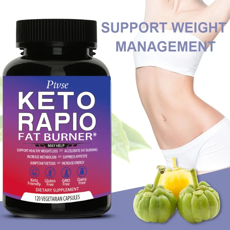 Keto Fat Burner - wspiera detoksykację, trawienie, metabolizm, przyjazne dla keto kapsułki wegetariańskie