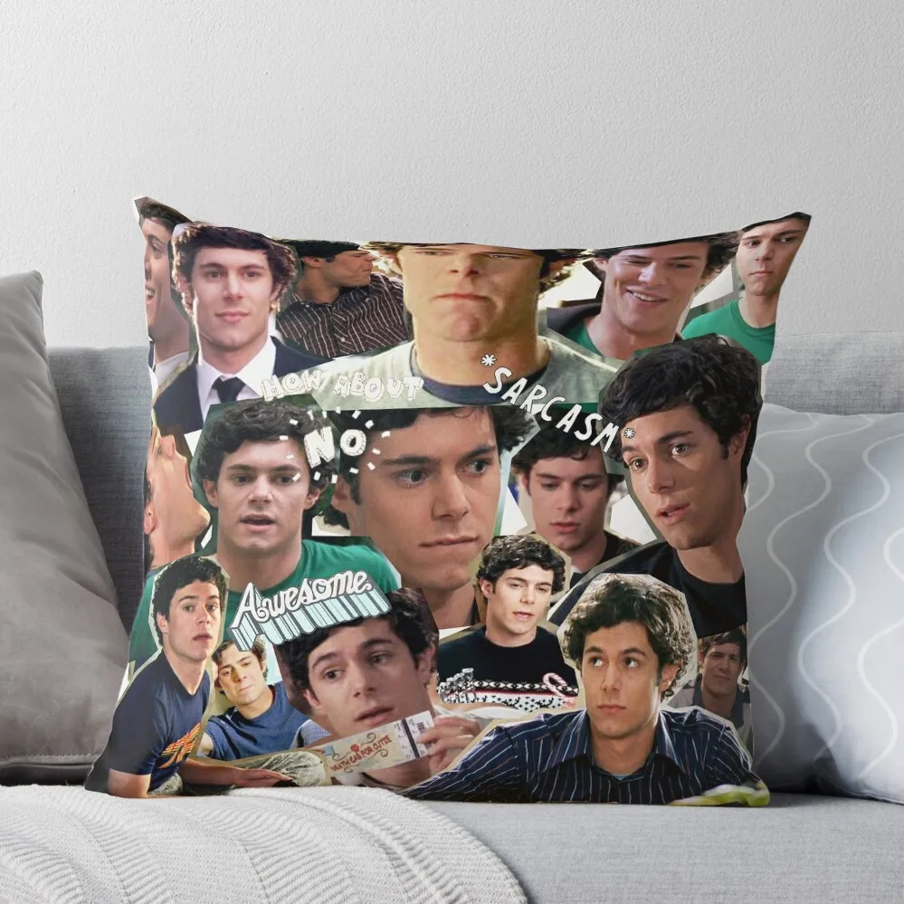 

seth cohen collage Throw Pillow Decorative Sofa Cushion Christmas Pillowcase Cushions Cover Pillow Decor