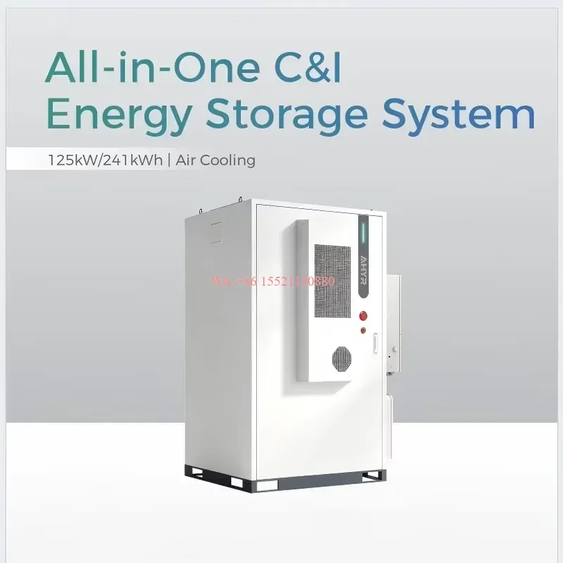 WMWMNU for EU 125kW 241kWh Commercial Industrial Energy Storage System LiFePO4 Battery Cabinet Air Cooling with Hybrid