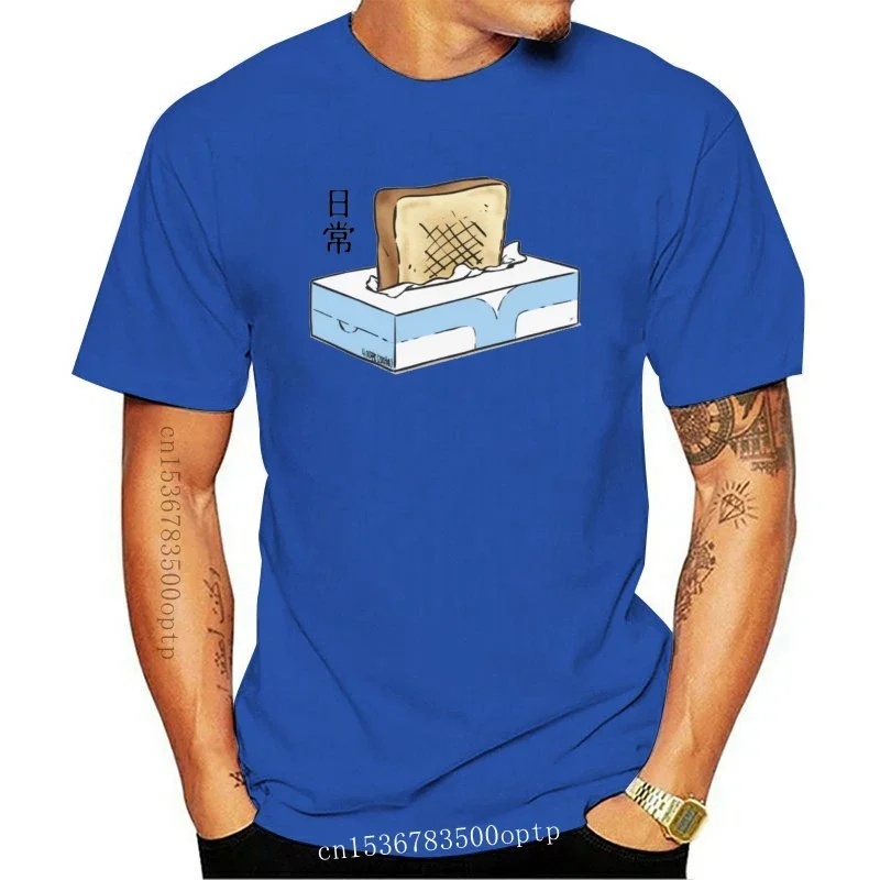 New Men tshirt Short sleeve Nichijou   Tissue box Toaster Unisex T Shirt tee tops Women t-shirt