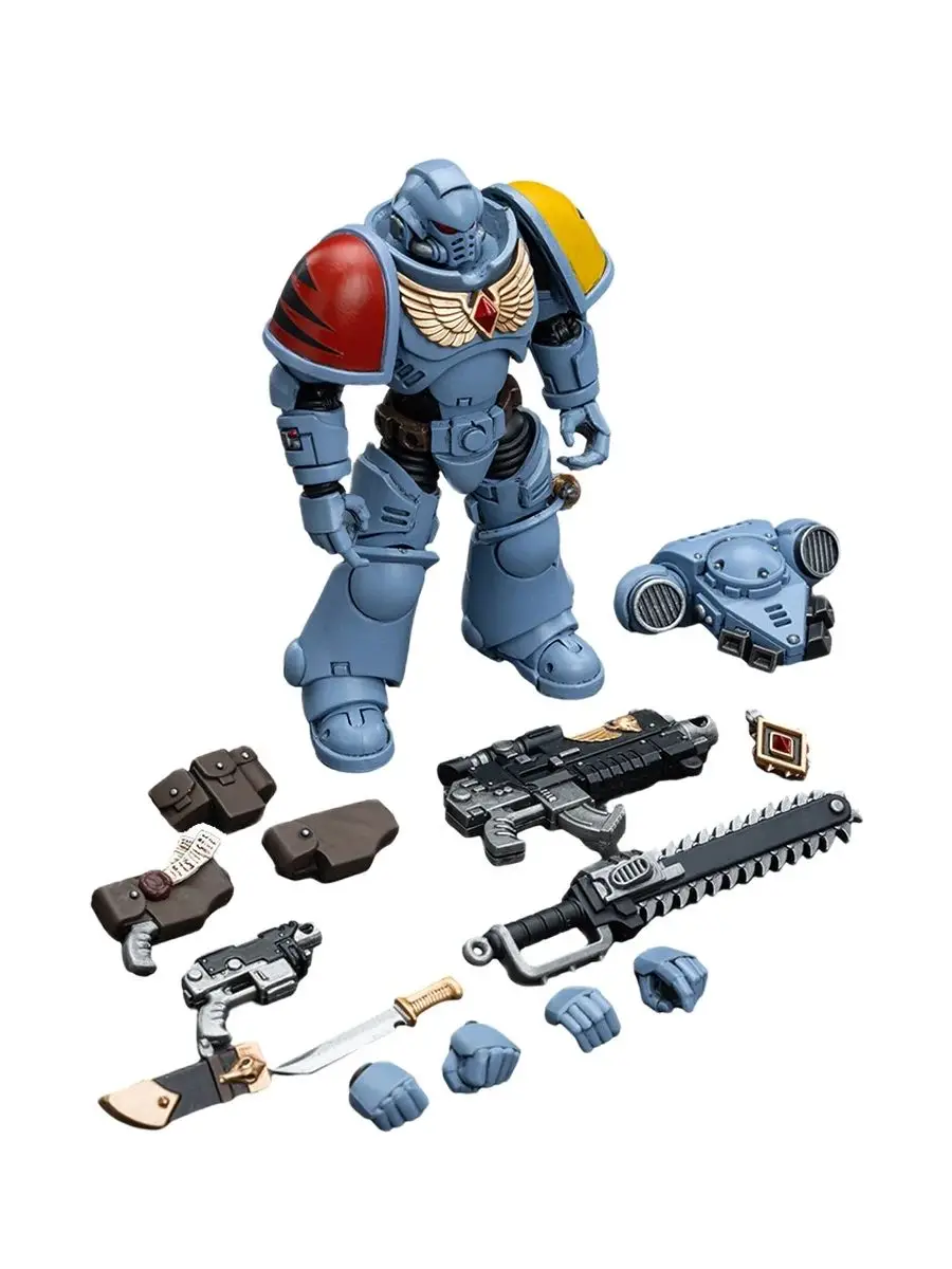 JOYTOY Warhammer 40K 1/18 Actionfigur Space Wolves Intercessors Anime-Figuren Spielzeug