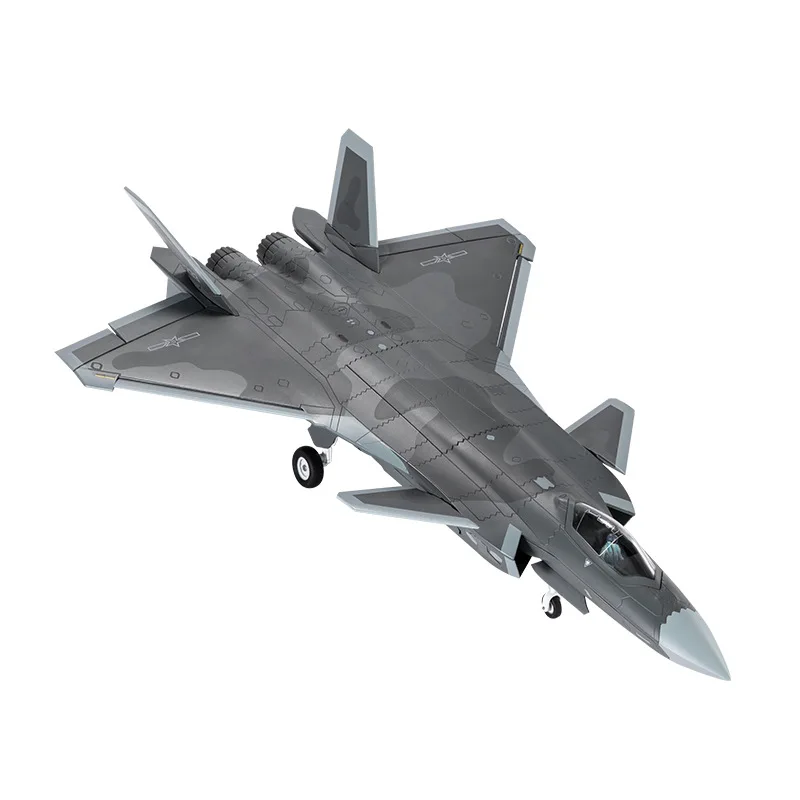 1:48 J-20 Stealth Fighter Model Legering Simulatie Vliegtuig Speelgoed Boetiek Model